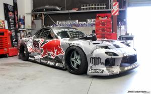 Mazda RX-7 Garage Race Car HD wallpaper thumb