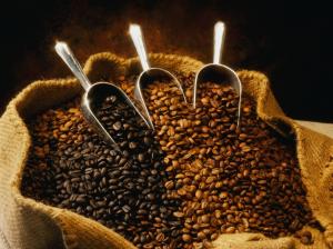 A bag of coffee beans wallpaper thumb