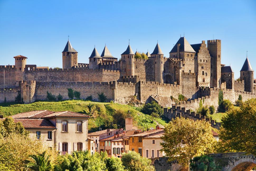 Castle of Carcassonne wallpaper,France HD wallpaper,home HD wallpaper,castle HD wallpaper,Castle of Carcassonne HD wallpaper,city photos HD wallpaper,2400x1600 wallpaper