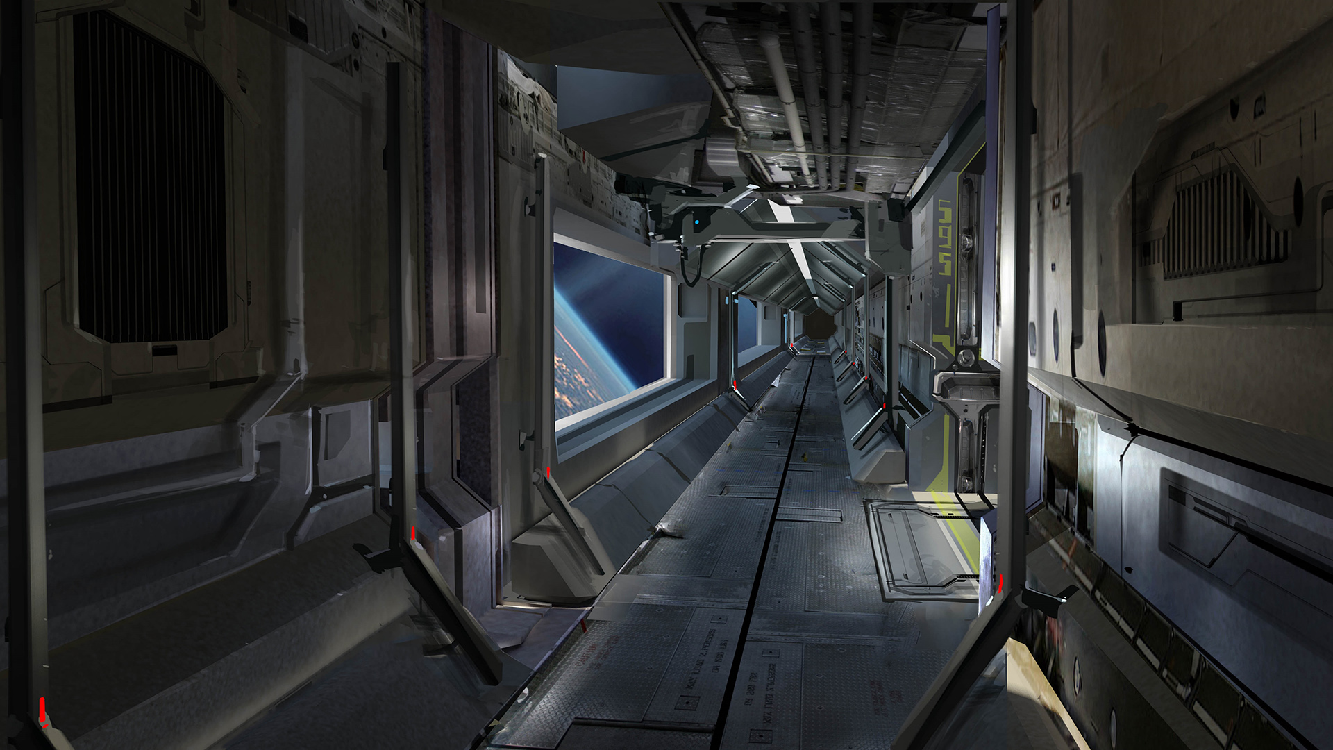 Corridor Spaceship Star Citizen Hd Wallpaper Games Wallpaper Images, Photos, Reviews