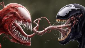 Venom Carnage Tongue Marvel Spider-Man HD wallpaper thumb
