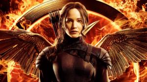 Jennifer Lawrence The Hunger Games Fire Brunette HD wallpaper thumb