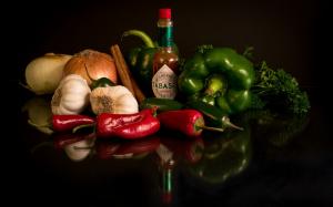 Cool Vegetables and Sauce wallpaper thumb