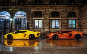 Lamborghini, Lamborghini Aventador, Italian Cars, Cars, Side View wallpaper thumb