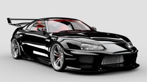 Amazing Modification Toyota Supra Racing Black  HD 77658 wallpaper thumb