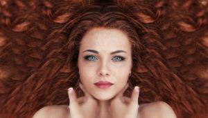 Women, Redhead, Face, Long Hair, Curly Hair, Look wallpaper thumb