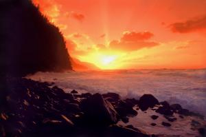 Sunset Ocean wallpaper thumb