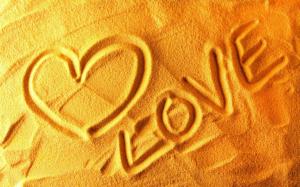 Love in Sand 2014 Valentines Day wallpaper thumb