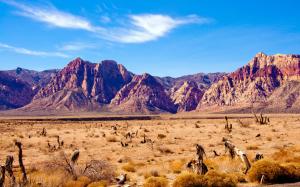 Nevada desert, rocks mountains, red rock canyon wallpaper thumb