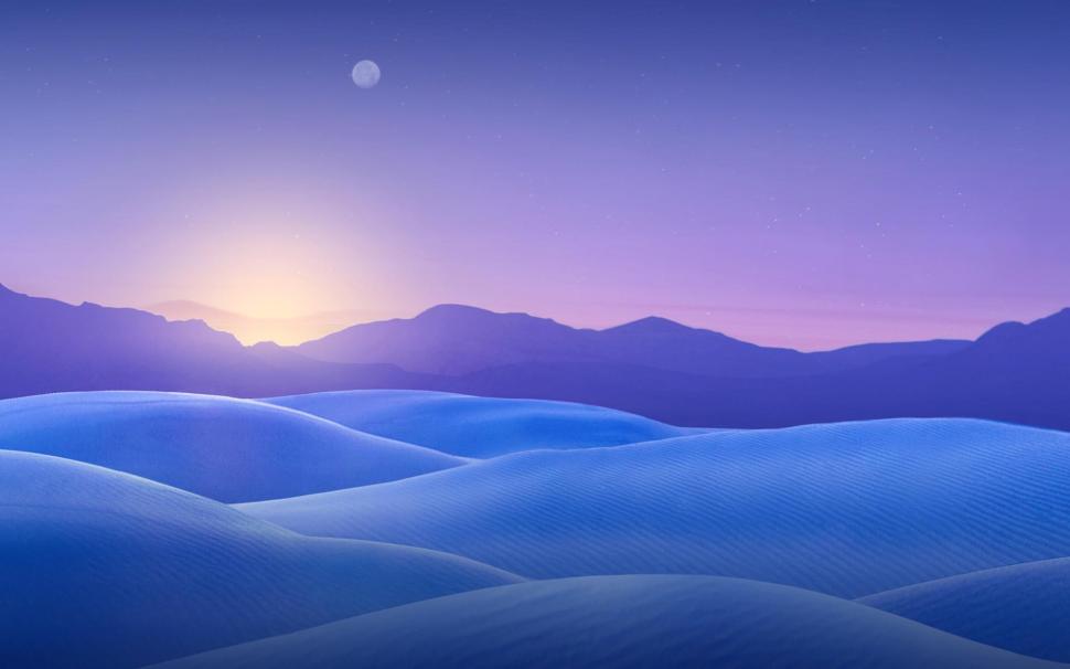 Blue Dunes wallpaper,blue HD wallpaper,dunes HD wallpaper,1920x1200 wallpaper