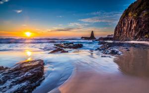 Jones Beach, Kiama Downs, New South Wales, Australia, sea, sunrise wallpaper thumb
