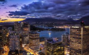 Vancouver City Skyline wallpaper thumb