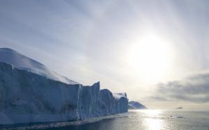 Ice Sunlight Ocean HD wallpaper thumb