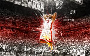 Lebron James Miami Heat  For Desktop wallpaper thumb