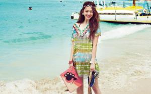 Cui Xueli, f (x), Japan and South Korea star, Photo, Illustrated Magazine, Seaside wallpaper thumb