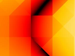 Orange shape abstraction wallpaper thumb
