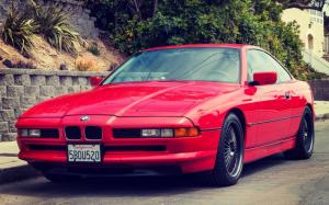 e31, bmw, 1997, red, 850ci, front view wallpaper thumb