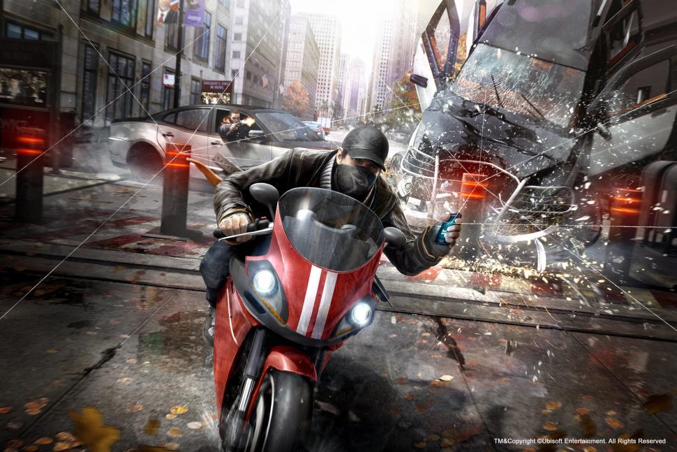 Motorcycle accident, Watchdogs wallpaper,man HD wallpaper,Watchdogs HD wallpaper,motorcycle accident HD wallpaper,1920x1281 wallpaper