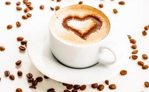 Coffee Cup Cappuccino Heart wallpaper thumb