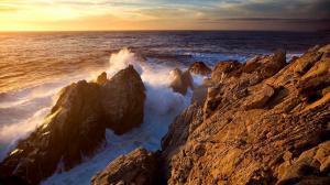 Sunset At Point Lobos California wallpaper thumb