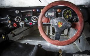 Porsche 962CK6 Race Car Interior Steering Wheel HD wallpaper thumb