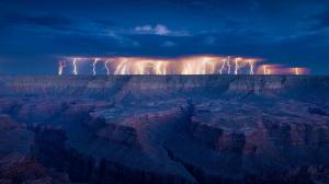 Nature Grand Canyon Lightning Best wallpaper thumb