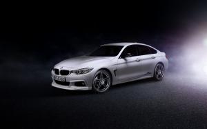 2014 BMW 4-Series Gran Coupe F36 white car wallpaper thumb