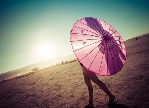 Trey Ratcliff, Summer, Desert, Umbrella wallpaper thumb