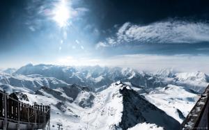 Snowy Alps wallpaper thumb
