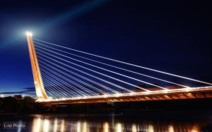 Bridge Night Light HD wallpaper thumb