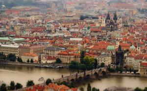 Prague, Czech Republic, Charles Bridge, Vltava River, buildings wallpaper thumb