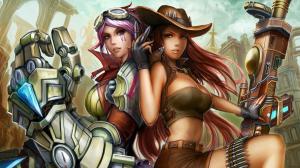 Two beautiful girls, League of Legends wallpaper thumb