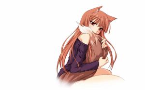 Spice and Wolf, Holo, Anime Girls wallpaper thumb