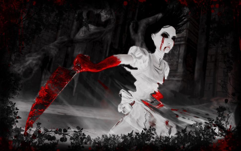 Video Games, Alice: Madness Returns, Alice, Blood, Sword wallpaper,video games HD wallpaper,alice HD wallpaper,blood HD wallpaper,sword HD wallpaper,1920x1200 HD wallpaper,1920x1200 wallpaper