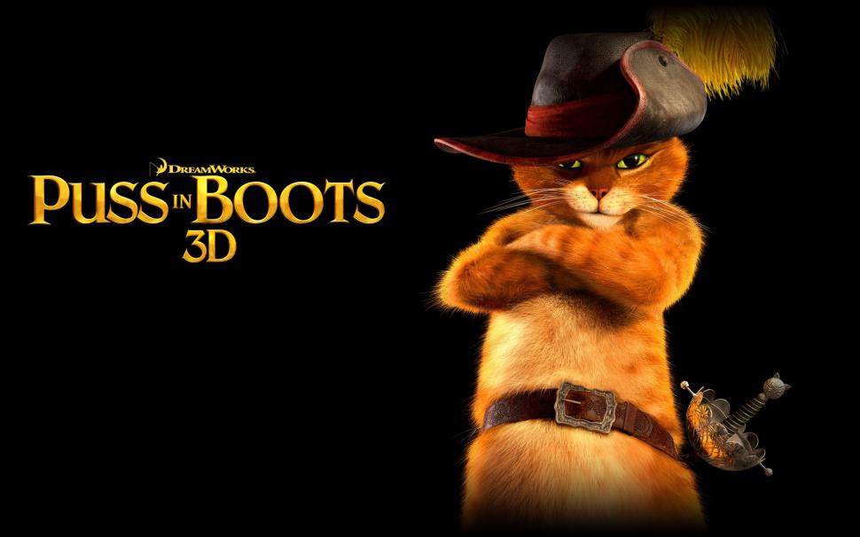 Puss in Boots 3D wallpaper,anime movies HD wallpaper,cartoon HD wallpaper,1920x1200 wallpaper