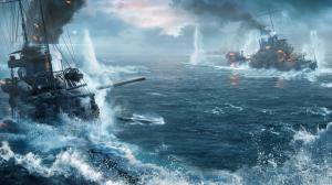 World of Warships battle wallpaper thumb