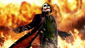 Batman The Dark Knight Joker Fire HD wallpaper thumb