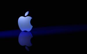 Blue Gradient Apple Logo wallpaper thumb