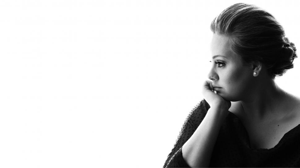Adele Black and White wallpaper,singer HD wallpaper,england HD wallpaper,celeb HD wallpaper,2560x1440 wallpaper
