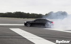 BMW M5 Motion Blur Drift Top Gear Smoke HD wallpaper thumb