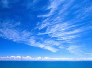 sky, blue, white, clouds, tenderness wallpaper thumb