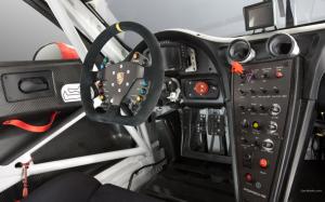 Porsche 911 RSR Race Car Carbon Fiber Interior HD wallpaper thumb