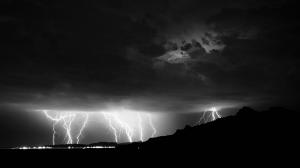 Summer Lightning Storm, Nevada HD wallpaper thumb
