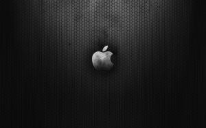 Dark Metal Apple wallpaper thumb