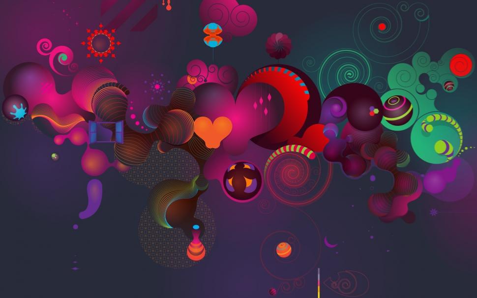 Colourful Abstract 3D Background wallpaper,1920x1200 wallpaper
