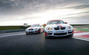 BMW M3 Race Track Motion Blur HD wallpaper thumb
