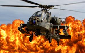 Ah 64d apache army helicopter wallpaper thumb