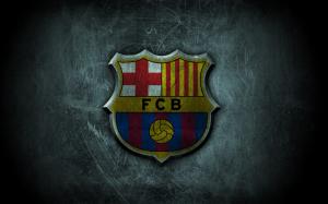FC Barcelona Grunge Logo wallpaper thumb