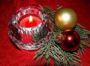 candle, christmas decorations, balloons, thread, needles, attributes, holiday wallpaper thumb