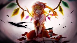 Anime Blood Touhou Project HD wallpaper thumb